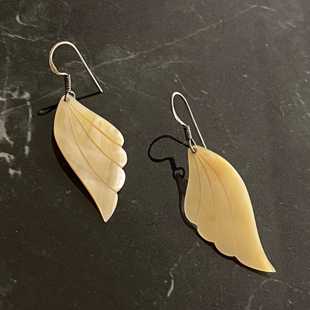 Mother Of Pearl Earrings.